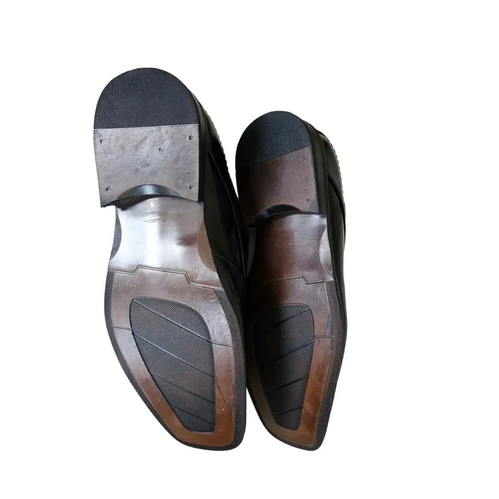 Joseph Abboud Mens Leather Slip On Shoes Size 9 1/2